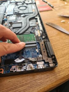 Repairing a laptop